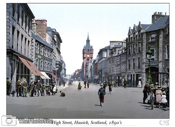 High Street, Hawick, Scotland - Click Image to Close