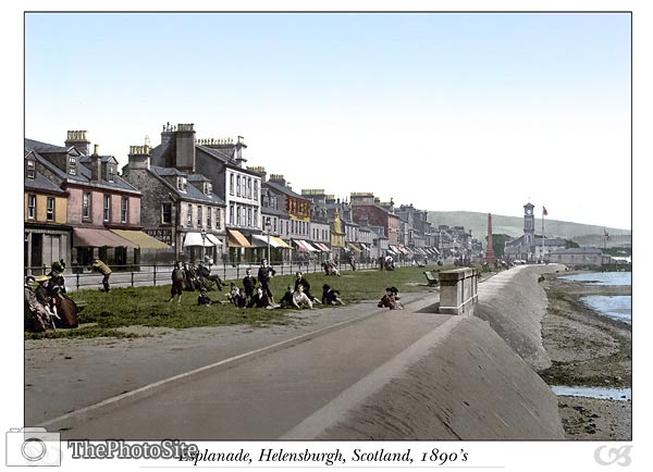 Esplanade (from the west), Helensburgh, Scotland - Click Image to Close