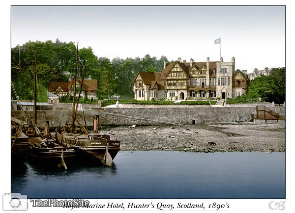 Royal Marine Hotel, Hunter's Quay, Scotland - Click Image to Close