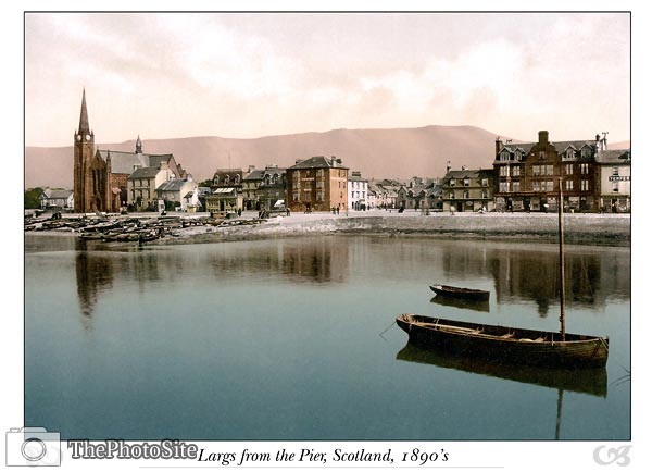 Largs from the pier, Scotland - Click Image to Close