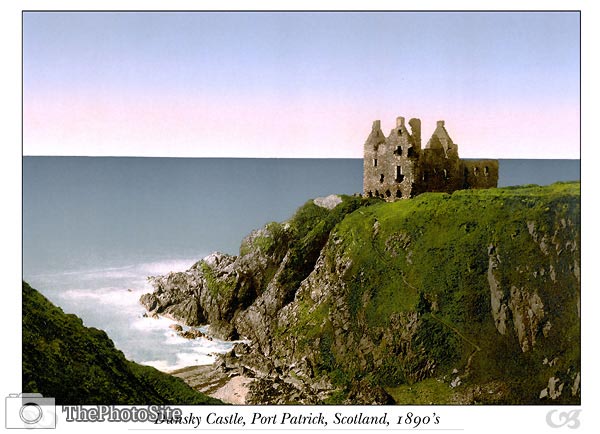 Dunskey Castle, Portpatrick, Scotland - Click Image to Close