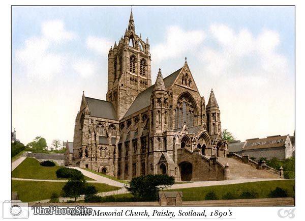 Coates Memorial Church, Paisley, Scotland - Click Image to Close