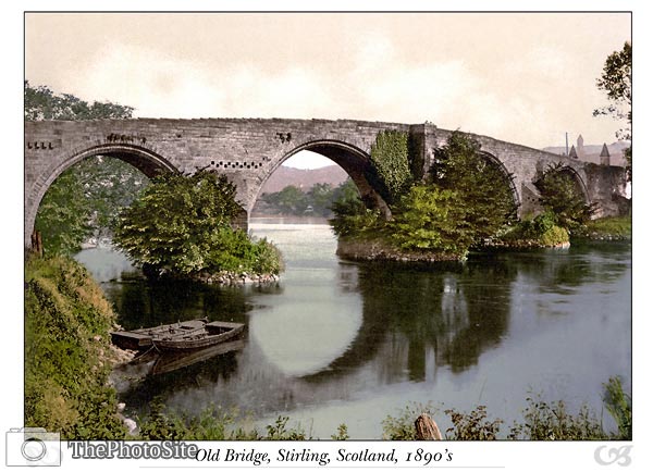 Old Bridge, Stirling, Scotland - Click Image to Close