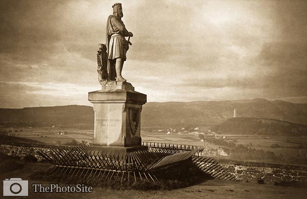 Robert the Bruce Monument (1877), Stirling. Photographed by Geor - Click Image to Close