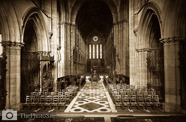 Edinburgh. Saint Mary's Episcopal Cathedral, the Nave Victorian - Click Image to Close