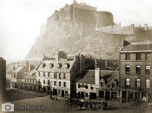 Edinburgh Castle (19th Century) Photo - Click Image to Close