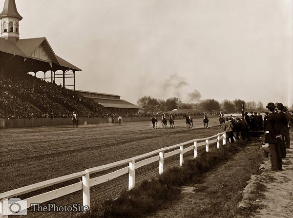 Horse Racing Start, Churchill Downs, Louisville Kentucky - Click Image to Close