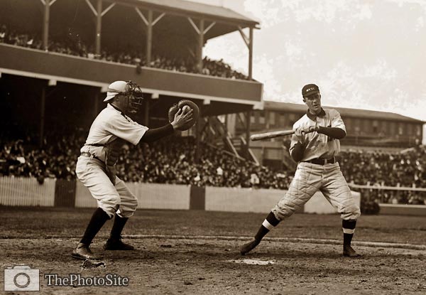 Stock Brokers Baseball Game, New York - Boston 1908 - Click Image to Close