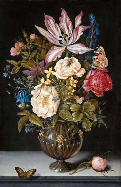 The Elder Still Life with flowers - Click Image to Close