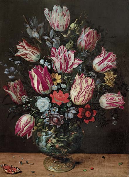 Vase with Tulips - Click Image to Close