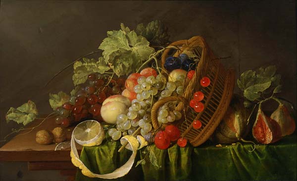 Still Life with a Basket of Fruit - Click Image to Close