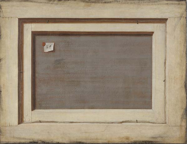 Trompe l'oeil. The Reverse of a Framed Painting - Click Image to Close