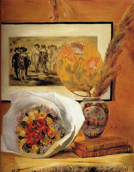 Still life with bouquet - Click Image to Close