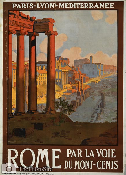 Roman Forum at dawn - Mont-Cenis - poster - Click Image to Close