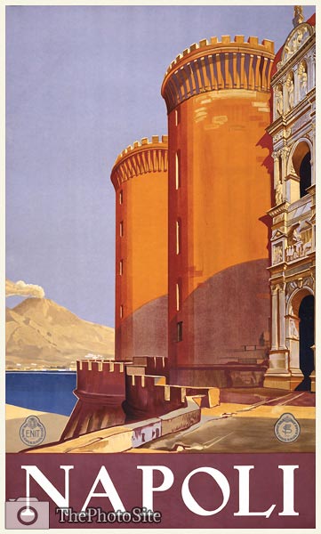Vesuvius, bay of Naples Poster, 1920 - Click Image to Close