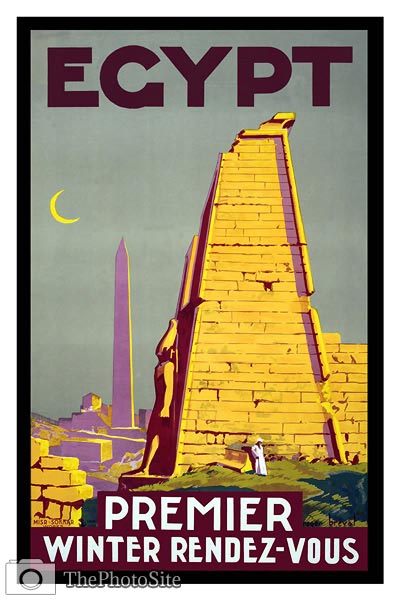 Egypt Winter Rendez-vous Travel poster - Click Image to Close