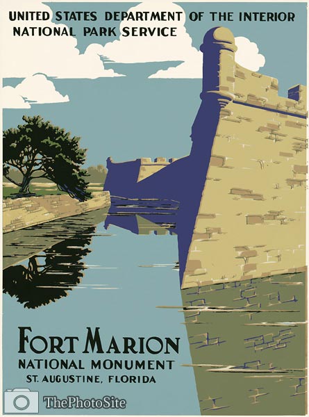 Fort Marion National Monument St. Augustine Florida poster - Click Image to Close