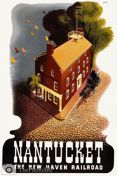 Nantucket - New Haven Railroad Travel Poster - Click Image to Close