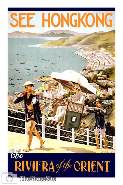 See HongKong Riveria of the Orient vintage poster - Click Image to Close