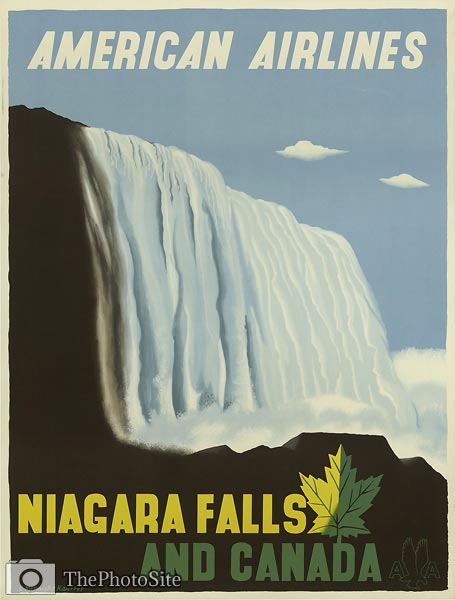 Niagara Falls and Canada, travel poster - Click Image to Close