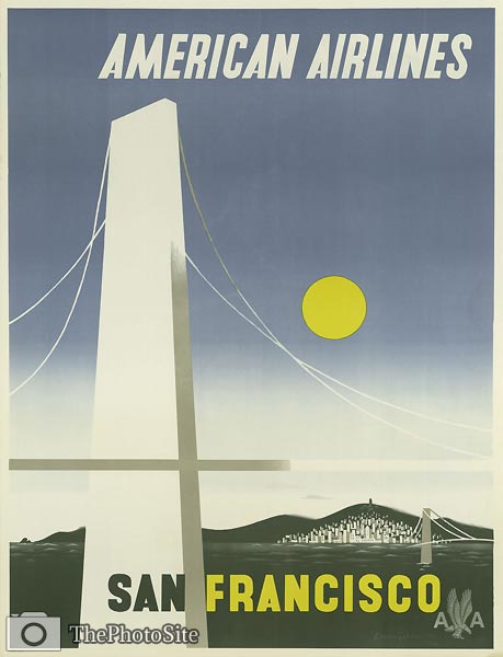 San Francisco vintage tourist poster - Click Image to Close