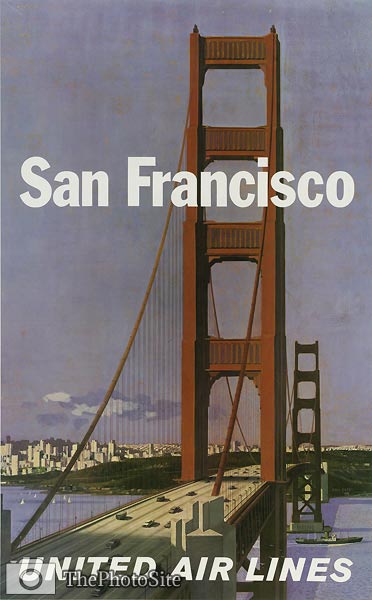 San Francisco Travel Poster. - Click Image to Close
