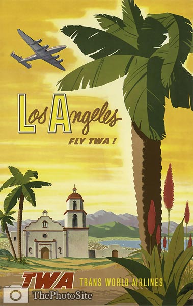 Los Angeles Trans World Airlines poster - Click Image to Close