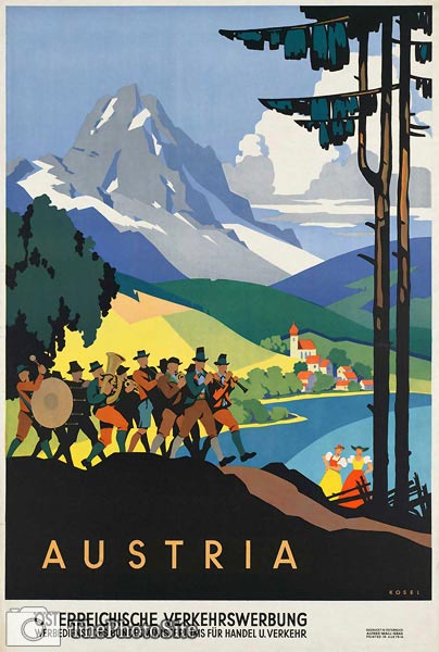 Austria Travel Poster - Click Image to Close