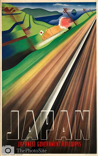 Japan - Japanese government railway travel poster - Click Image to Close