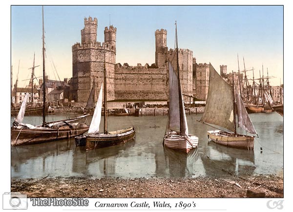 Caernarfon Castle, Wales - Click Image to Close