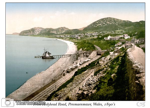 From Holyhead Road, Penmaenmawr, Wales - Click Image to Close