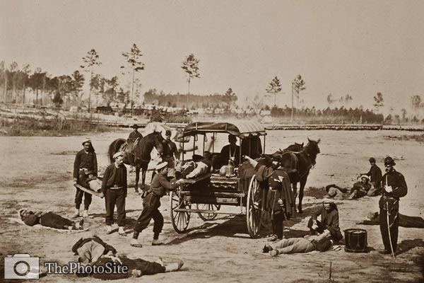 Ambulance drill Army Headquarters Potomac Civil War 1864 - Click Image to Close