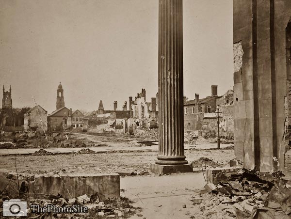 Ruins in Charleston, South Carolina Civil War - Click Image to Close