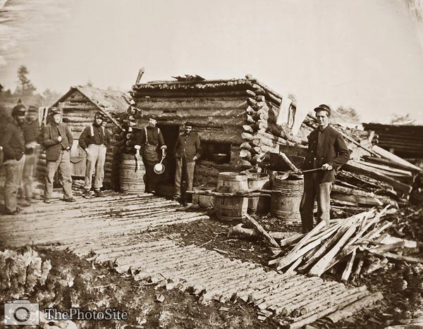 Civil War camp 6th NY Artillery Brandy Station - Click Image to Close
