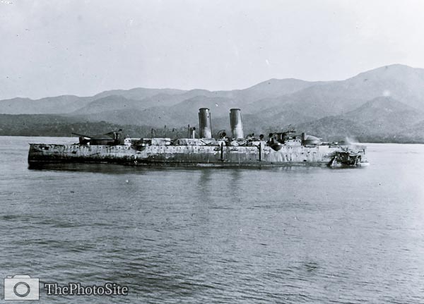 Wreck of the Vizcaya Battle of Santiago De Cuba 1898 Naval Warfa - Click Image to Close