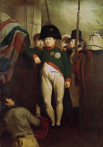 Napoleon Bonaparte on Board the 'Bellerophon' in Plymouth Sound - Click Image to Close