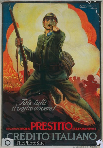 Fate tutti il vostro dovere! World War I Poster - Click Image to Close
