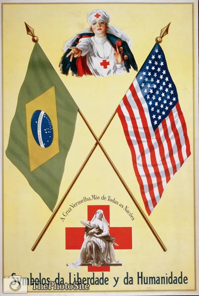 Symbolos da liberdade y da humanidade WWI Poster - Click Image to Close