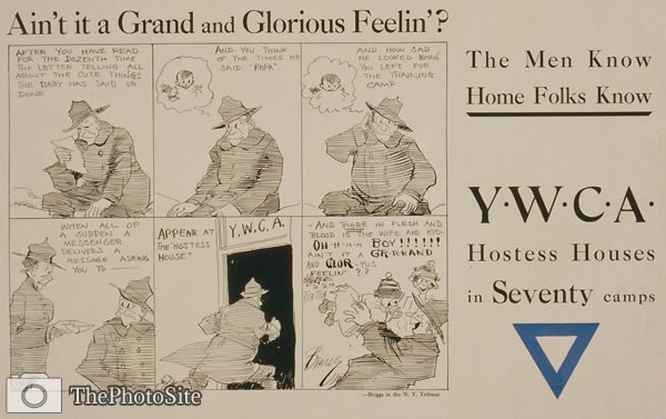 WCA hostess houses in seventy camps WWI Poster - Click Image to Close