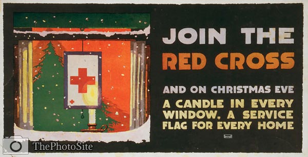 Christmas eve a candle in every window World War 1 Poster - Click Image to Close