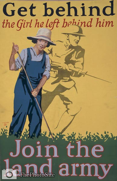 Get behind the girl he left behind World War One Poster - Click Image to Close