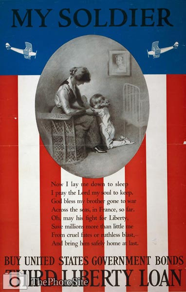 Buy United States government bonds World War I Poster - Click Image to Close