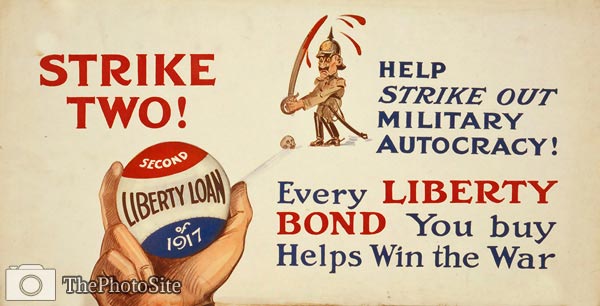Help strike out military autocracy - World War I Poster - Click Image to Close