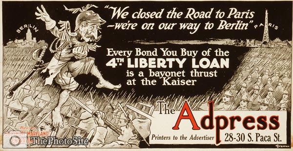 We closed the road to Paris - World War One Poster - Click Image to Close