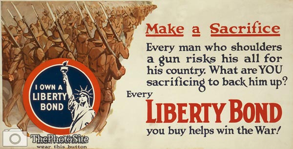 What are YOU sacrificing - World War I Poster - Click Image to Close