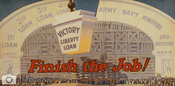 Finish the job! World War One Poster - Click Image to Close