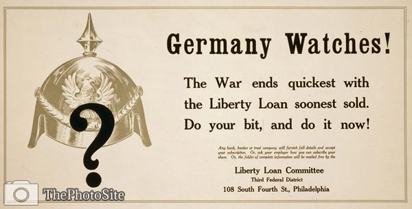 Germany watchesn World War I Poster - Click Image to Close
