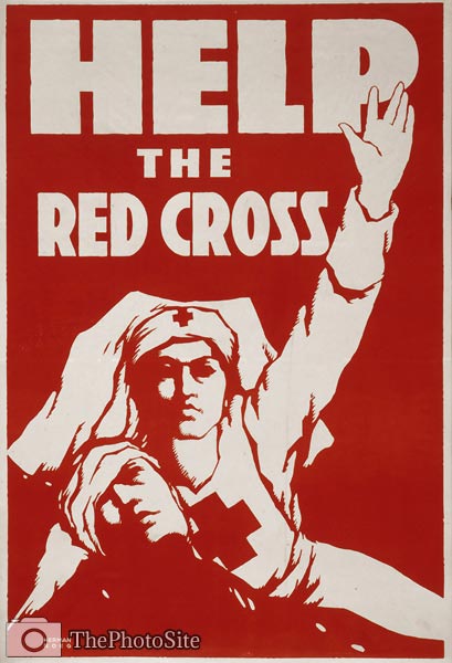 Help the Red Crossn World War One Poster - Click Image to Close