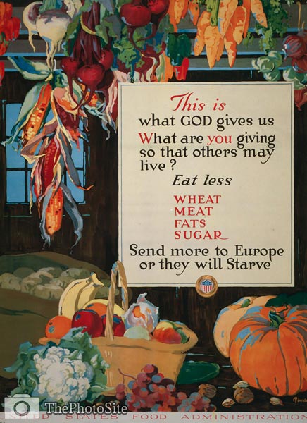 This is what God gives us - World War One Poster - Click Image to Close