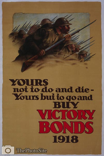 Yours not to do and die - Canadian World War I Poster - Click Image to Close